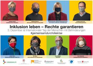 Das ist das Plakat von den 8 Organisationen