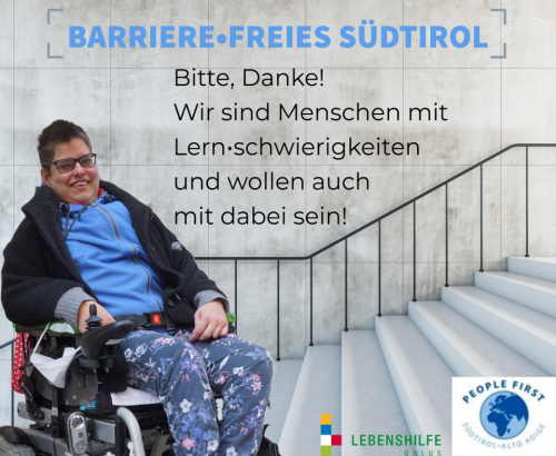 Ich fordere Barrierefreiheit