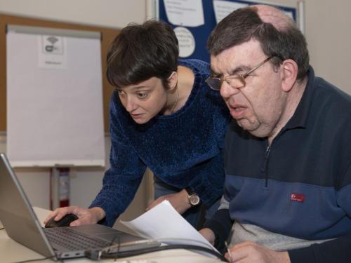 Karin und Robert beim moderieren