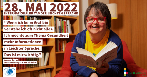 Leichte Sprache ist mir wichtig. 