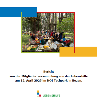 Mitglieder·versammlung der Lebenshilfe